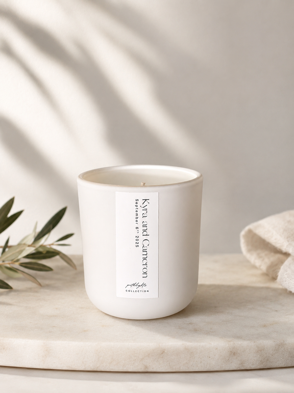 2oz wedding favour candle